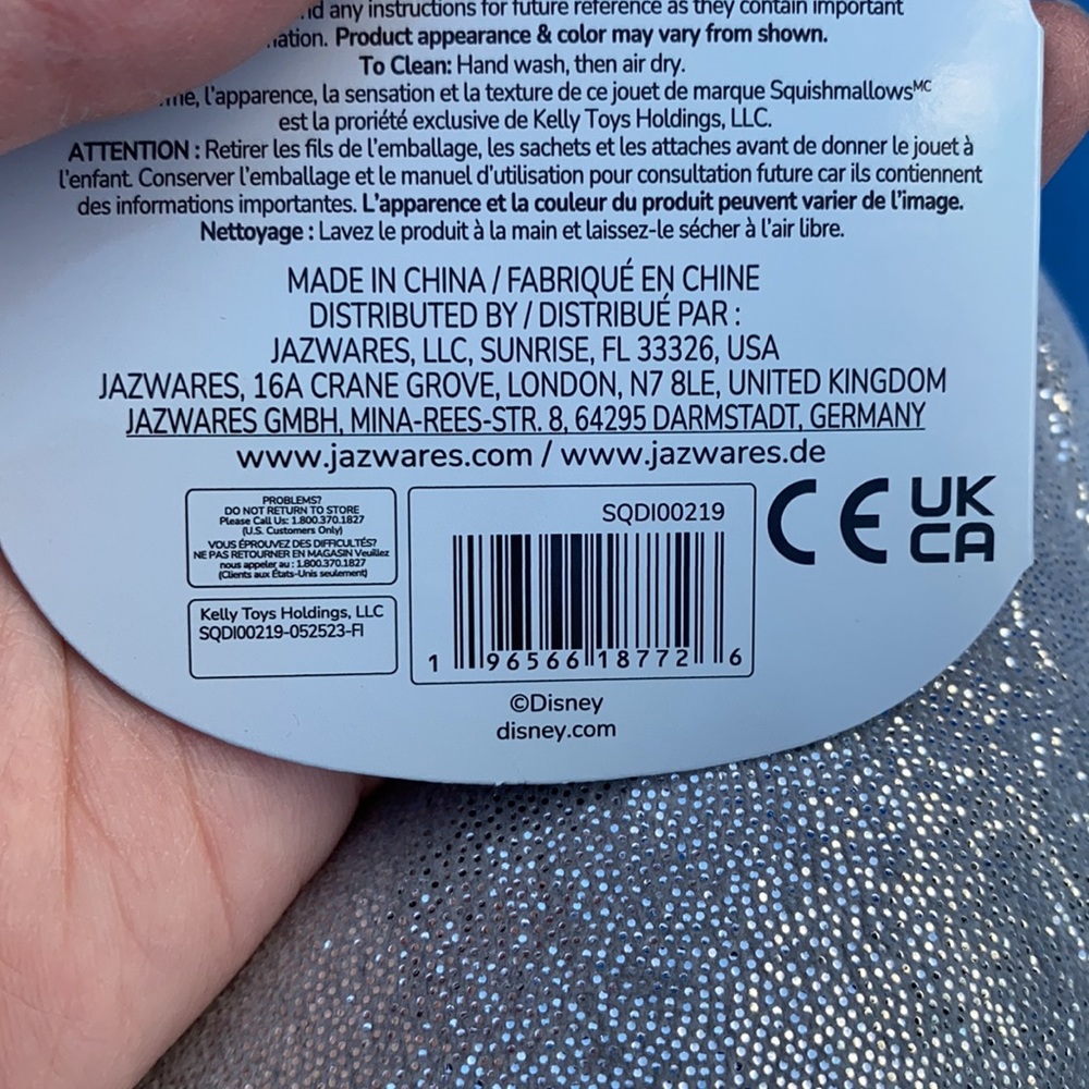 Original Squishmallows Mickey Mouse Disney 100 Retail Special SilverGlitter NWTS - Picture 10 of 10